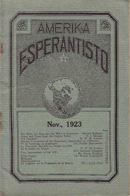 Kovrilo de Amerika Esperantisto